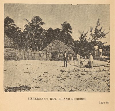 Vissershut, Eiland Mugeres door Alice D. Le Plongeon